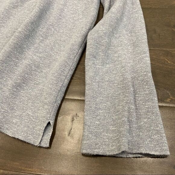 Madewell Gray Crew Neck Sweater Tied Back Detail size S - Picture 5 of 6